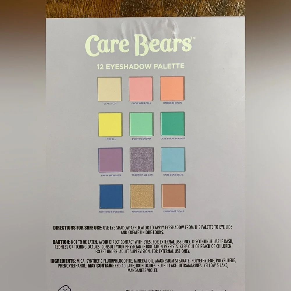 New Taste Beauty x Care Bears 🐻 🌈 12 Color Eye Shadow Palette